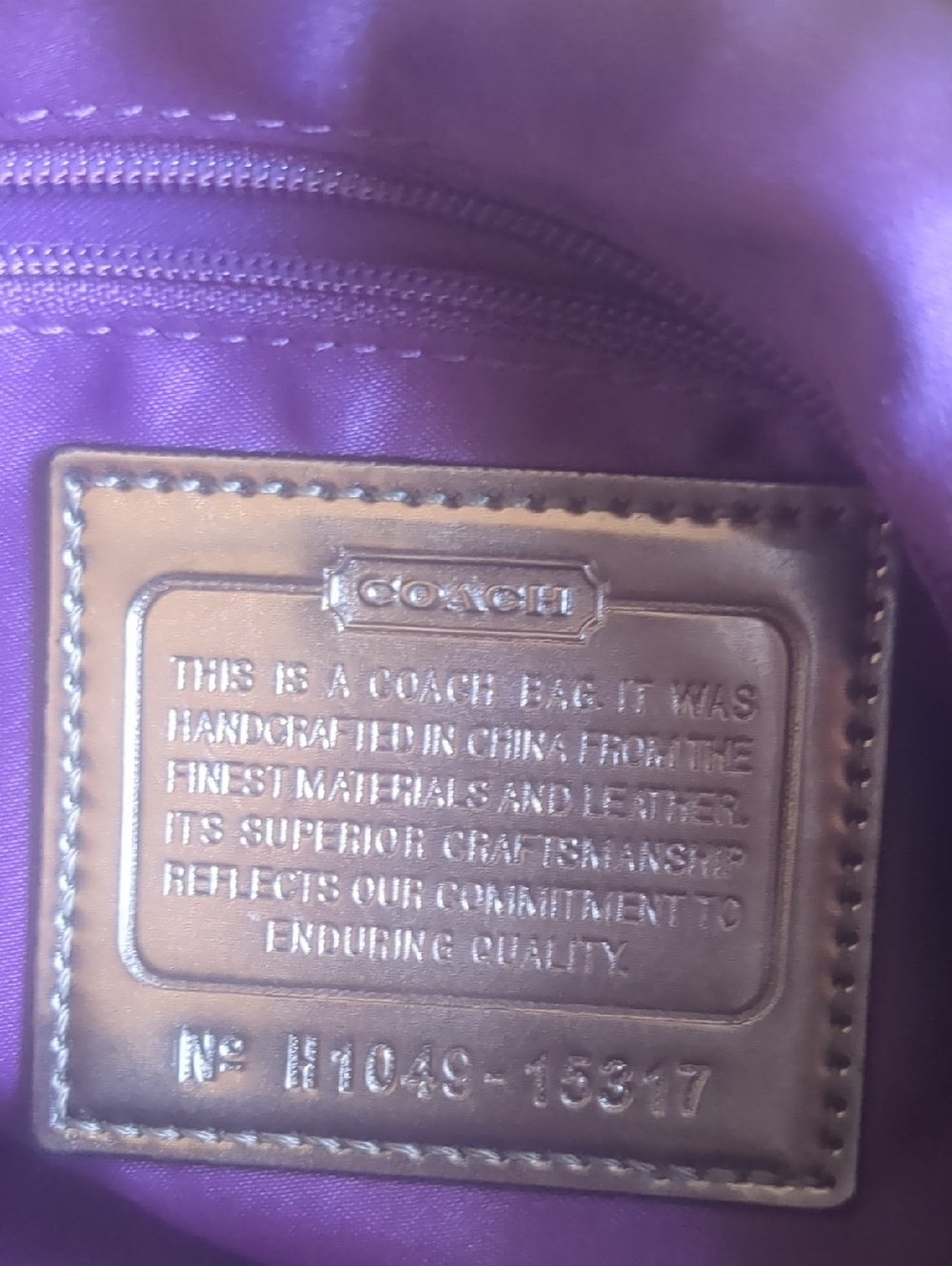 Coach Poppy Signature Shoulder bag - Picture 15 of 15
